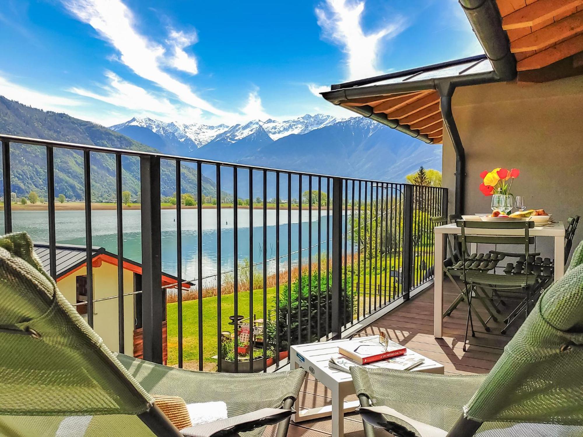 Dascio Dolce Ferienwohnung Panorama Balkon Am See Exteriör bild