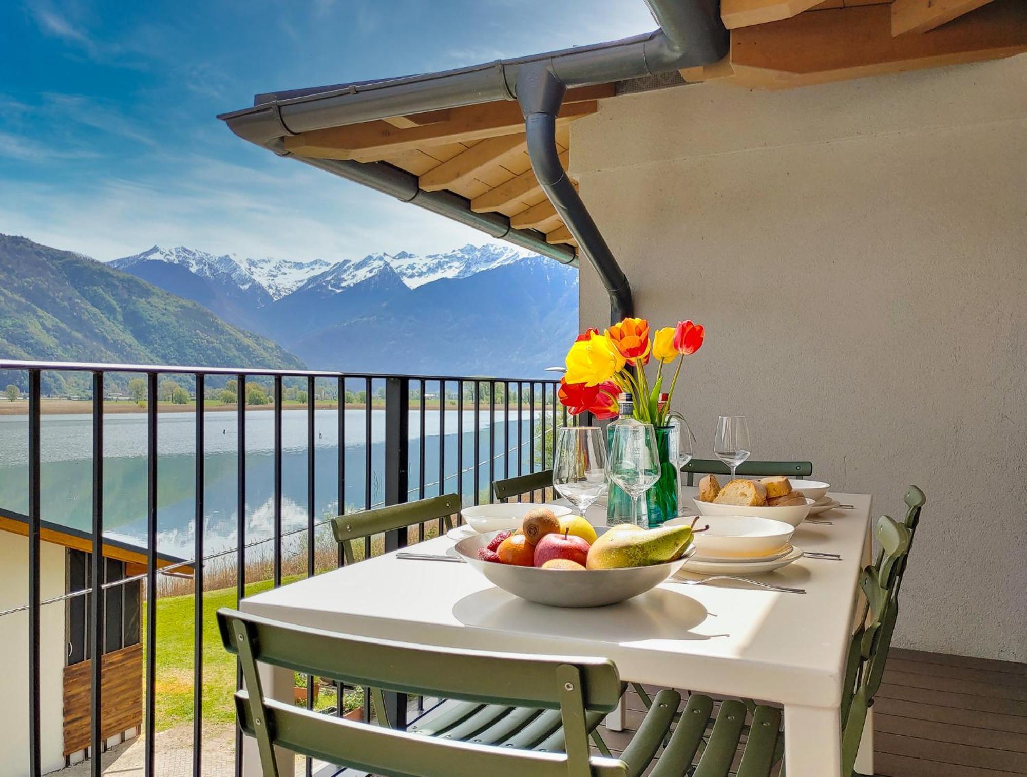 Dascio Dolce Ferienwohnung Panorama Balkon Am See Exteriör bild
